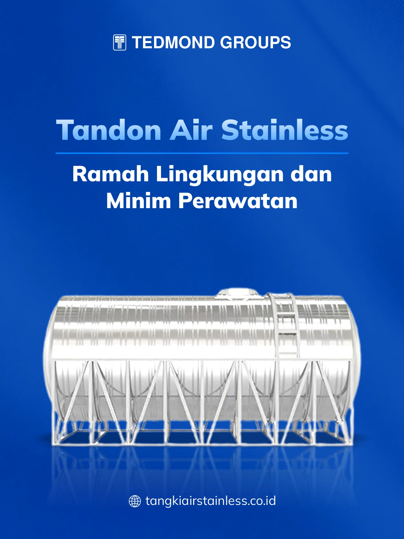 Tandon Air Stainless Ramah Lingkungan dan Minim Perawatan