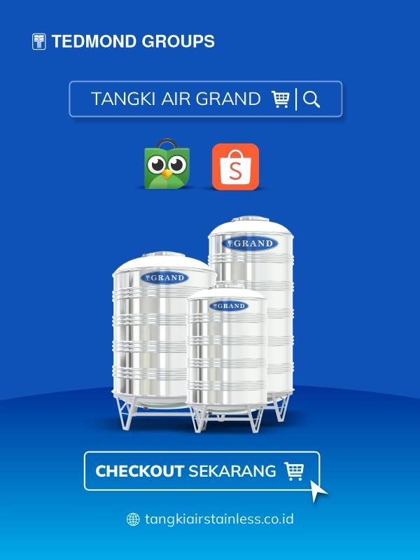 Cara Mendapatkan Tandon Air Stainless Grand