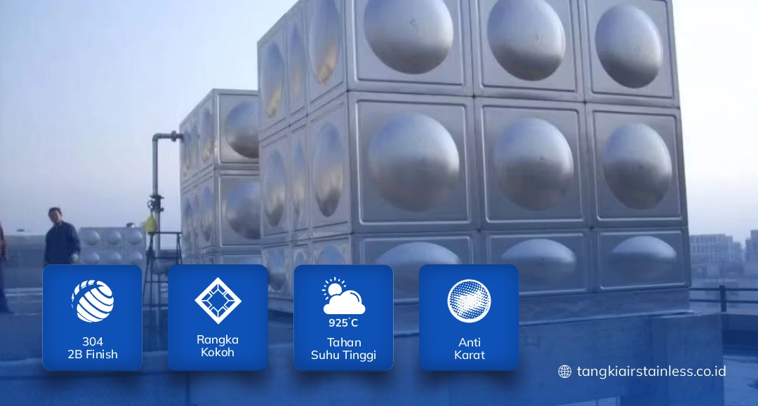 Kelebihan Tandon Air Stainless Panel