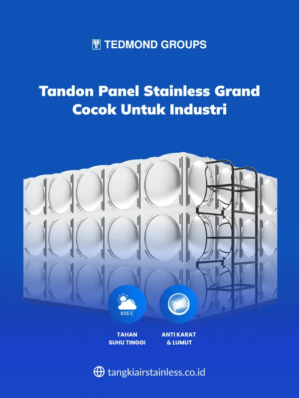 Tandon Panel Stainless Grand Cocok Untuk Industri