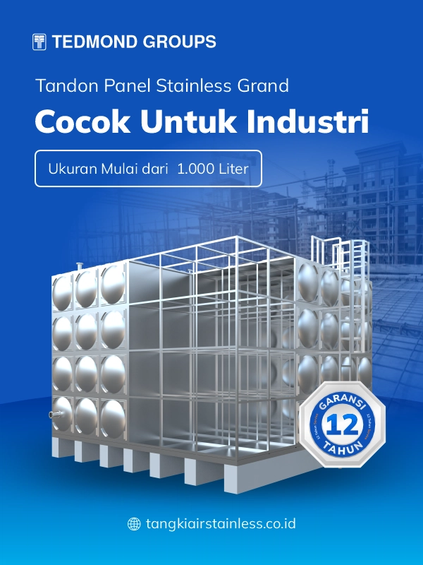  Tandon Panel Stainless Grand Cocok Untuk Industri