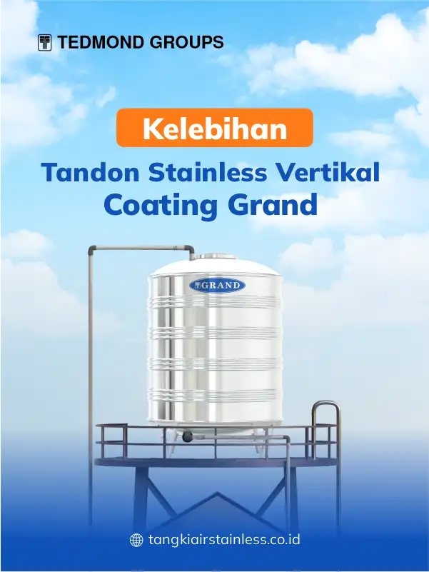 Rekomendasi Tandon Stainless Vertikal Coating yang Berkualitas 