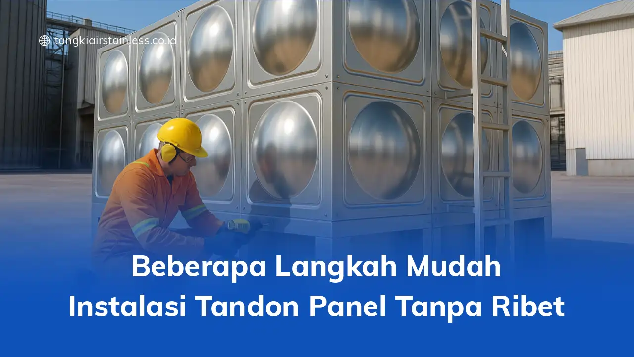 Beberapa Langkah Mudah Instalasi Tandon Panel Tanpa Ribet