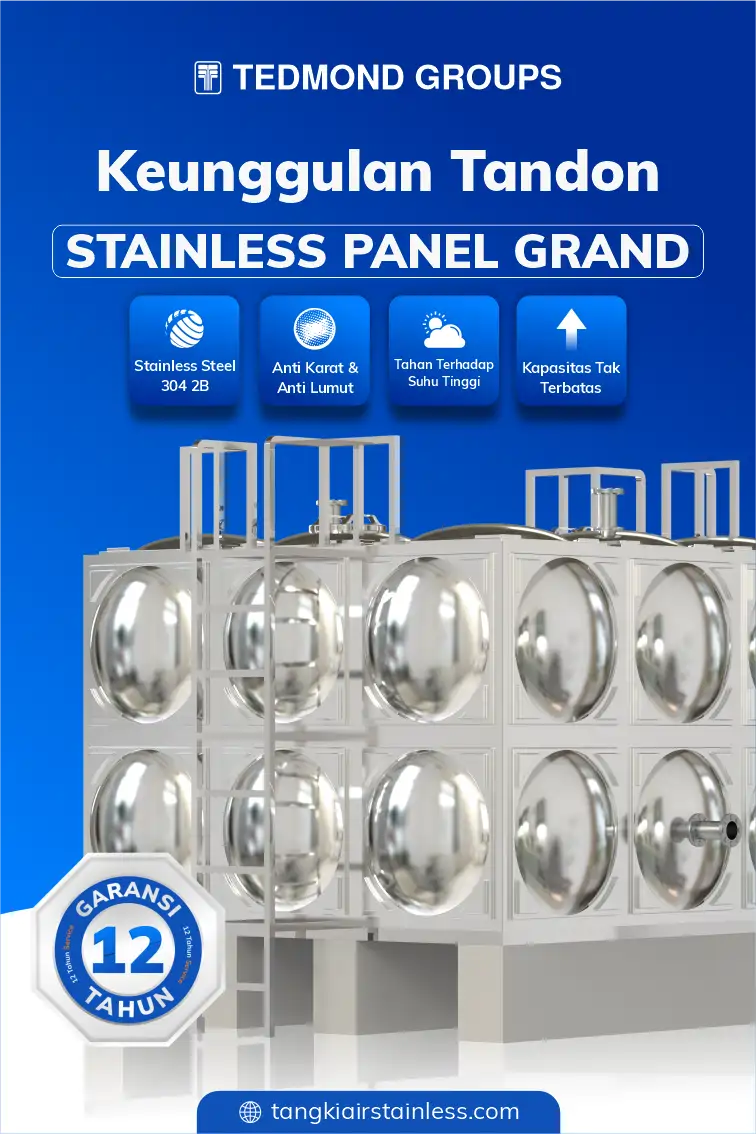 Berbagai Keunggulan Tandon Stainless Panel Grand