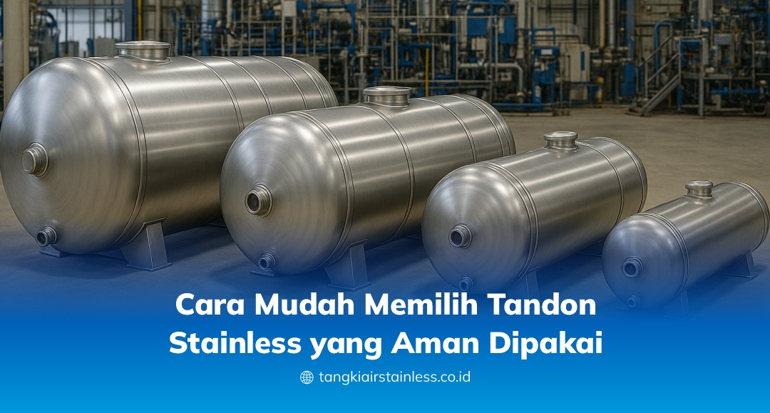 Cara Mudah Memilih Tandon Stainless yang Aman Dipakai