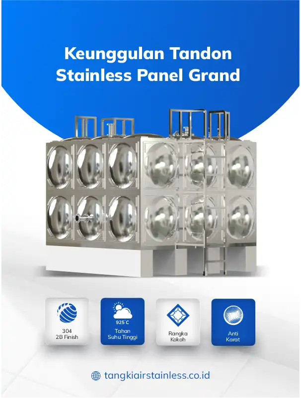 Kelebihan dari Tandon Stainless Panel Grand