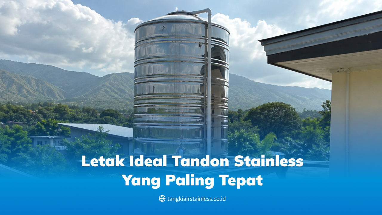 Letak Ideal Tandon Stainless yang Paling Tepat