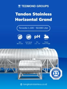 Keunggulan Tandon Stainless Horizontal Grand