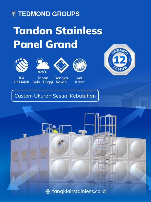 Hal yang Harus Diperhatikan Sebelum Pemasangan Tandon Stainless
