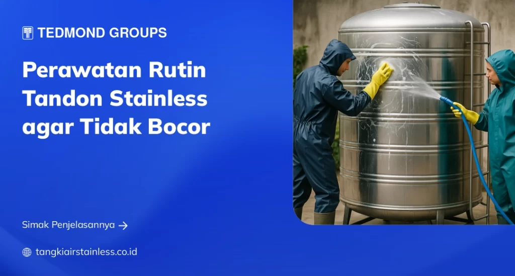 Perawatan Rutin Tandon Stainless agar Tidak Bocor