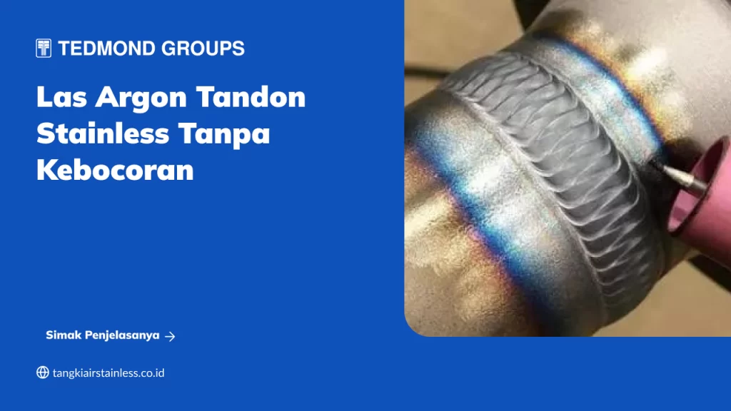 Las Argon Tandon Stainless Tanpa Kebocoran