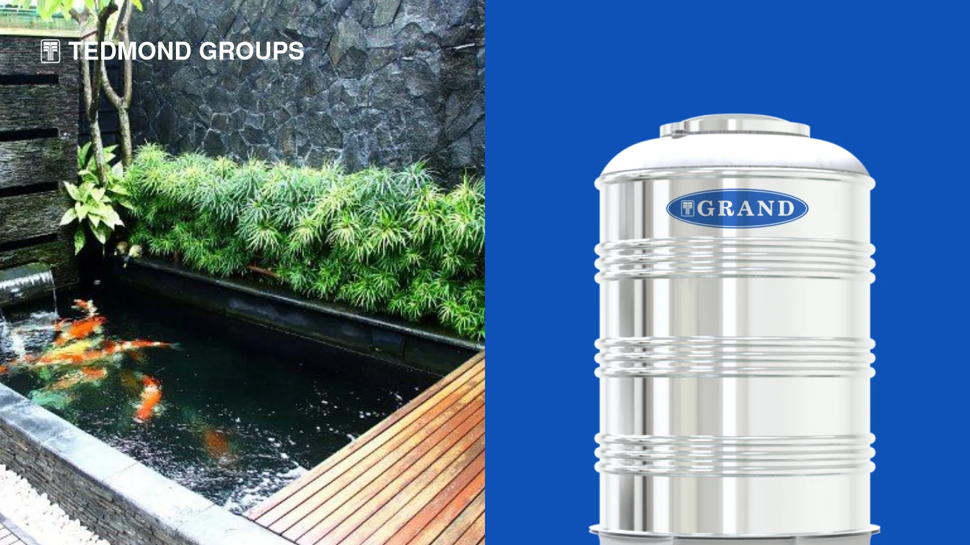Beberapa Hal Pertimbangan Sebelum Memilih Tandon Stainless untuk Air Kolam