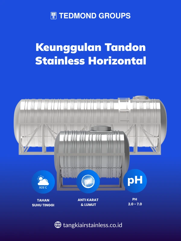 Berbagai Keunggulan Tandon Stainless Horizontal Grand