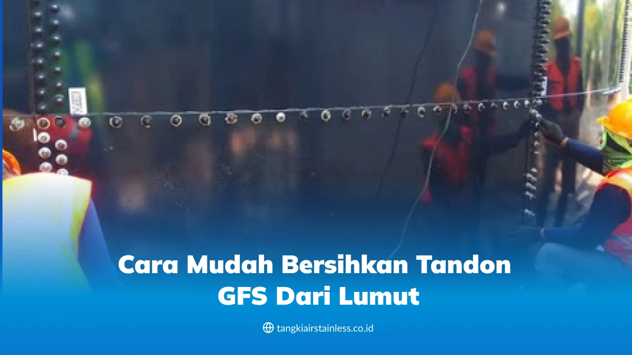 Cara Mudah Bersihkan Tandon GFS dari Lumut