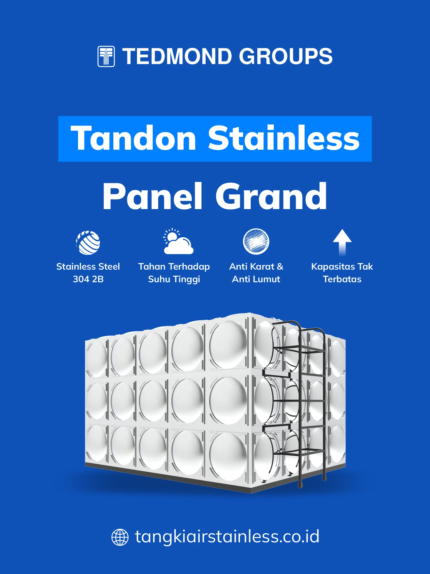 Keunggulan Tandon Stainless Panel Grand