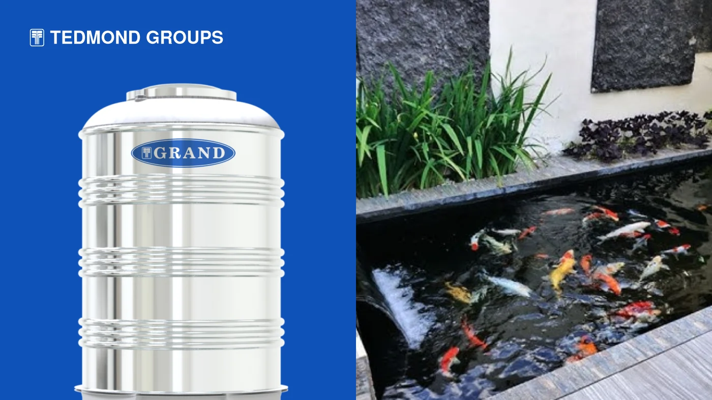Keuntungan Menggunakan Tandon Stainless untuk Penampungan Air Kolam