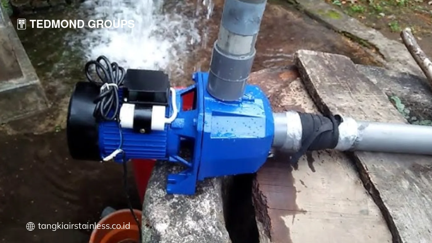 Cara Mudah Pasang Pompa Air ke Tandon Stainless yang Benar