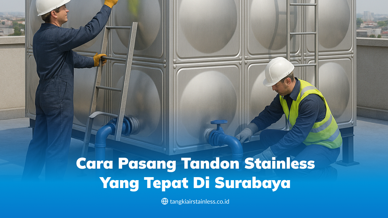 Cara Pasang Tandon Stainless yang Tepat di Surabaya