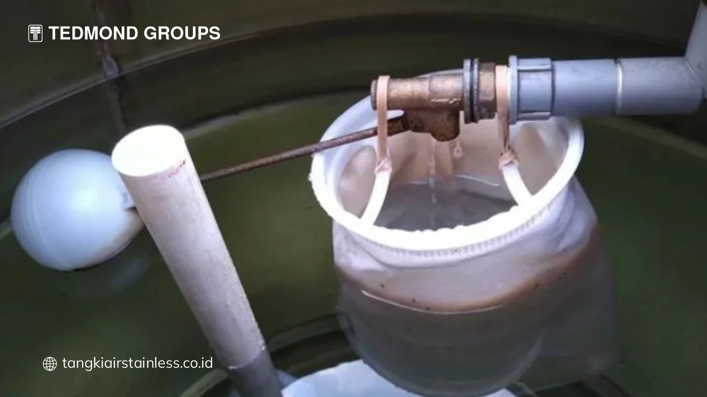 Mengapa Air dalam Tandon Stainless Bau Besi?