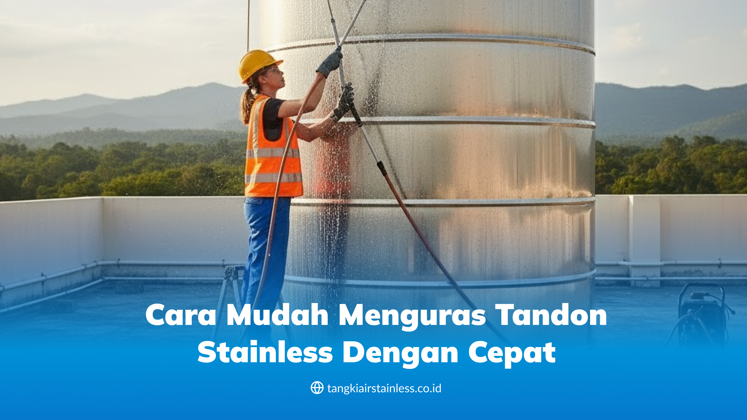 Cara Mudah Menguras Tandon Stainless dengan Cepat