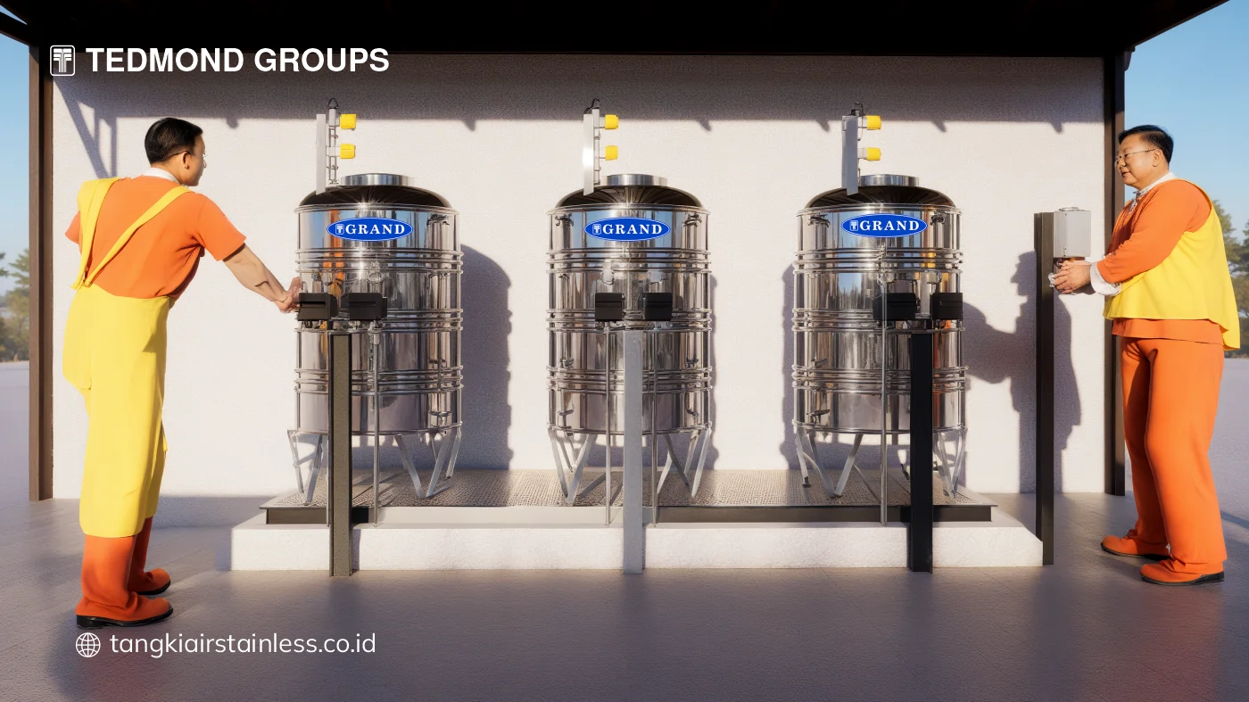 Keunggulan Tandon Stainless Vertikal Grand untuk Berbagai Kebutuhan