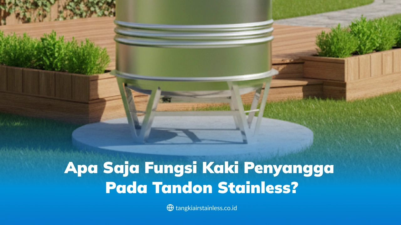 Apa Saja Fungsi Kaki Penyangga pada Tandon Stainless?