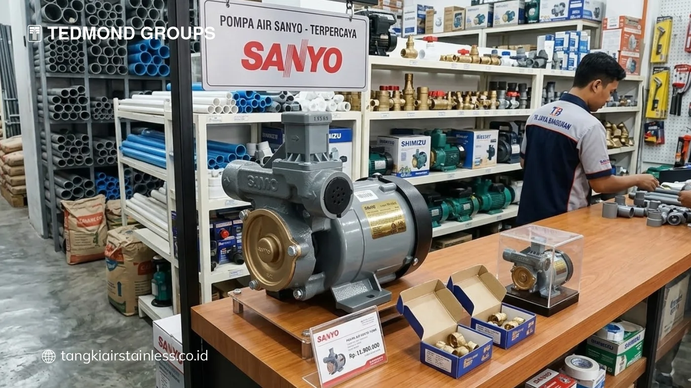 Cara Mudah Memilih Pompa Sanyo yang Tepat