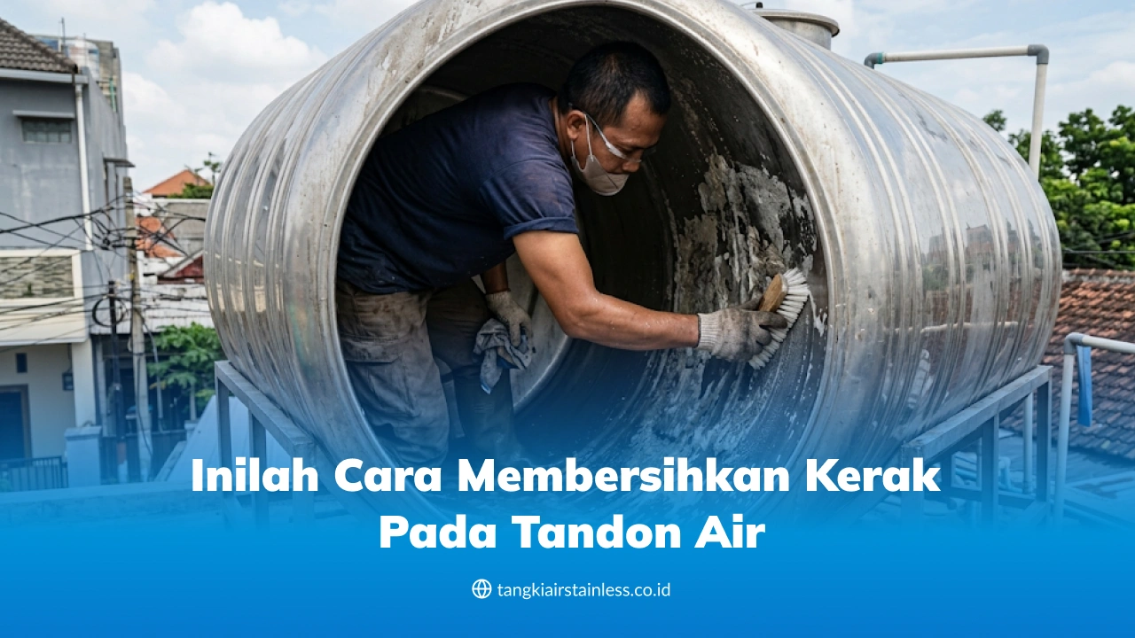 Inilah Cara Membersihkan Kerak pada Tandon Air