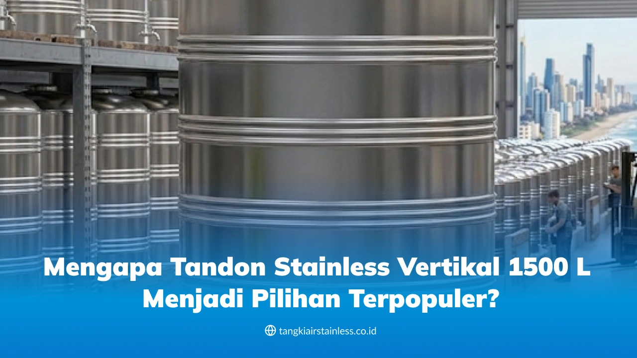 Mengapa Tandon Stainless Vertikal 1500 L Menjadi Pilihan Terpopuler?