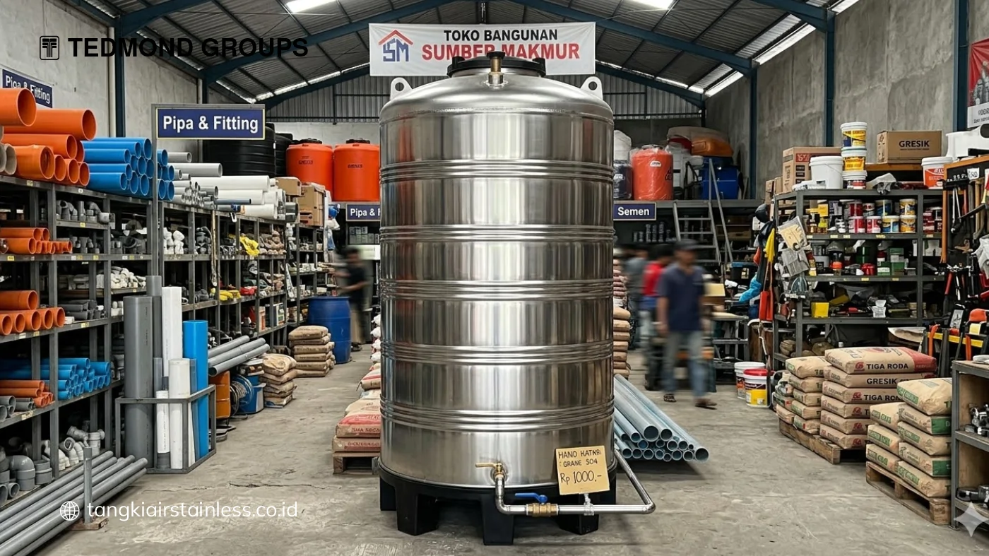 Tips Memilih Tandon Stainless yang Sesuai dengan Kondisi Air di Bandung