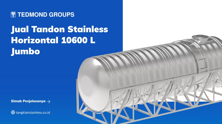 Jual Tandon Stainless Horizontal 10600 L Jumbo