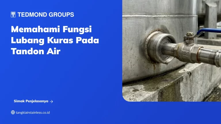 Memahami Fungsi Lubang Kuras pada Tandon Air
