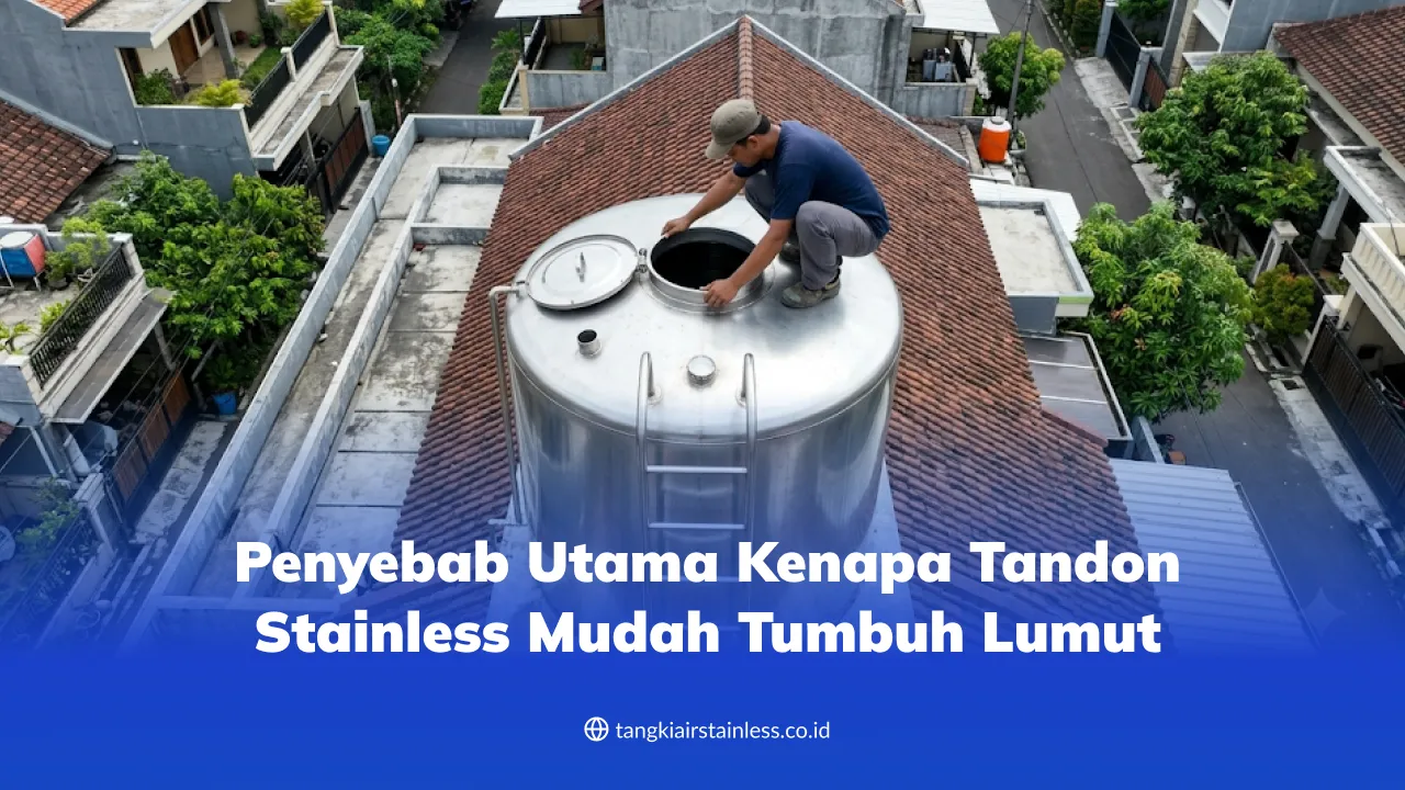 Penyebab Utama Kenapa Tandon Stainless Mudah Tumbuh Lumut