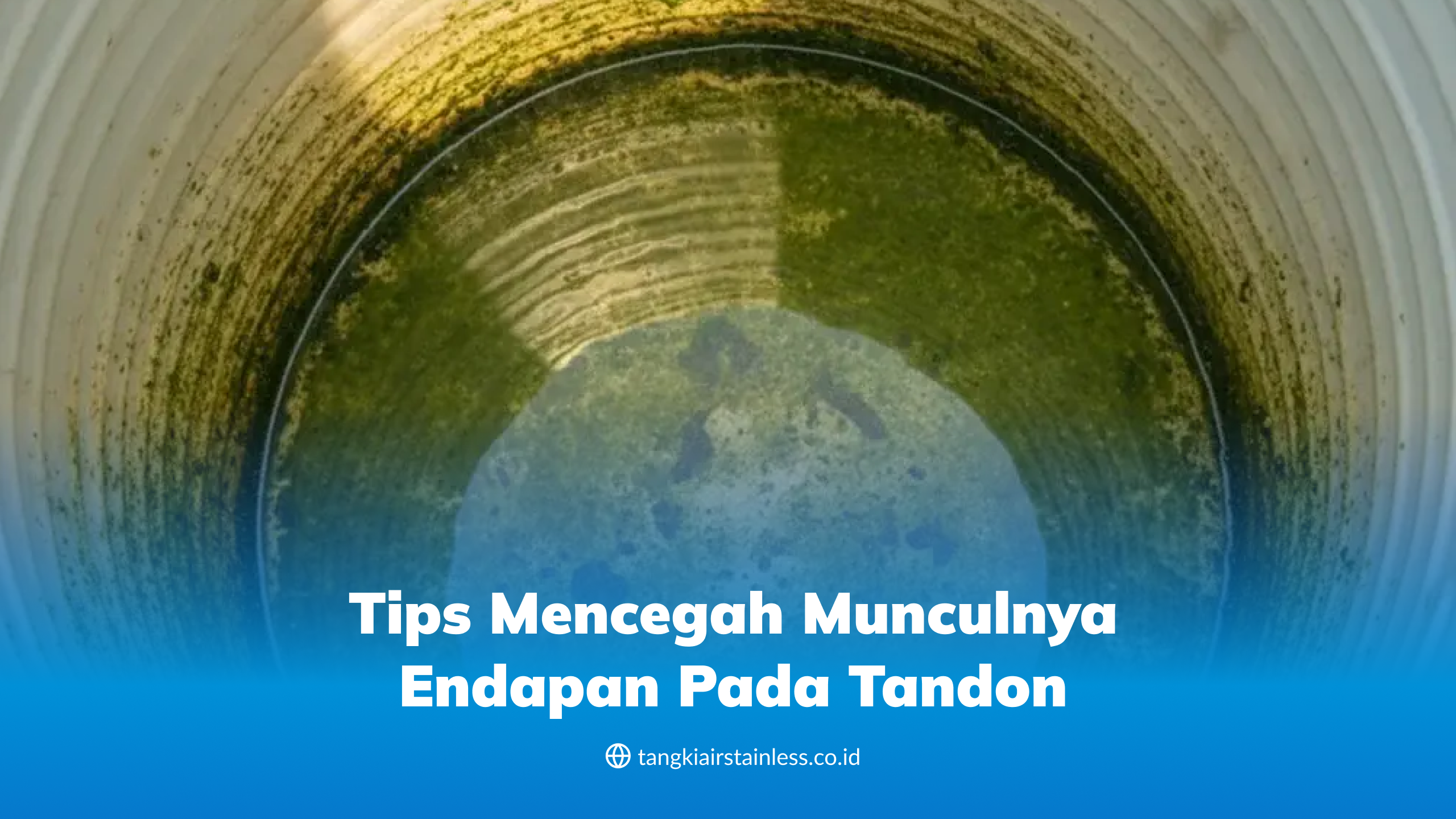 Tips Mencegah Munculnya Endapan pada Tandon