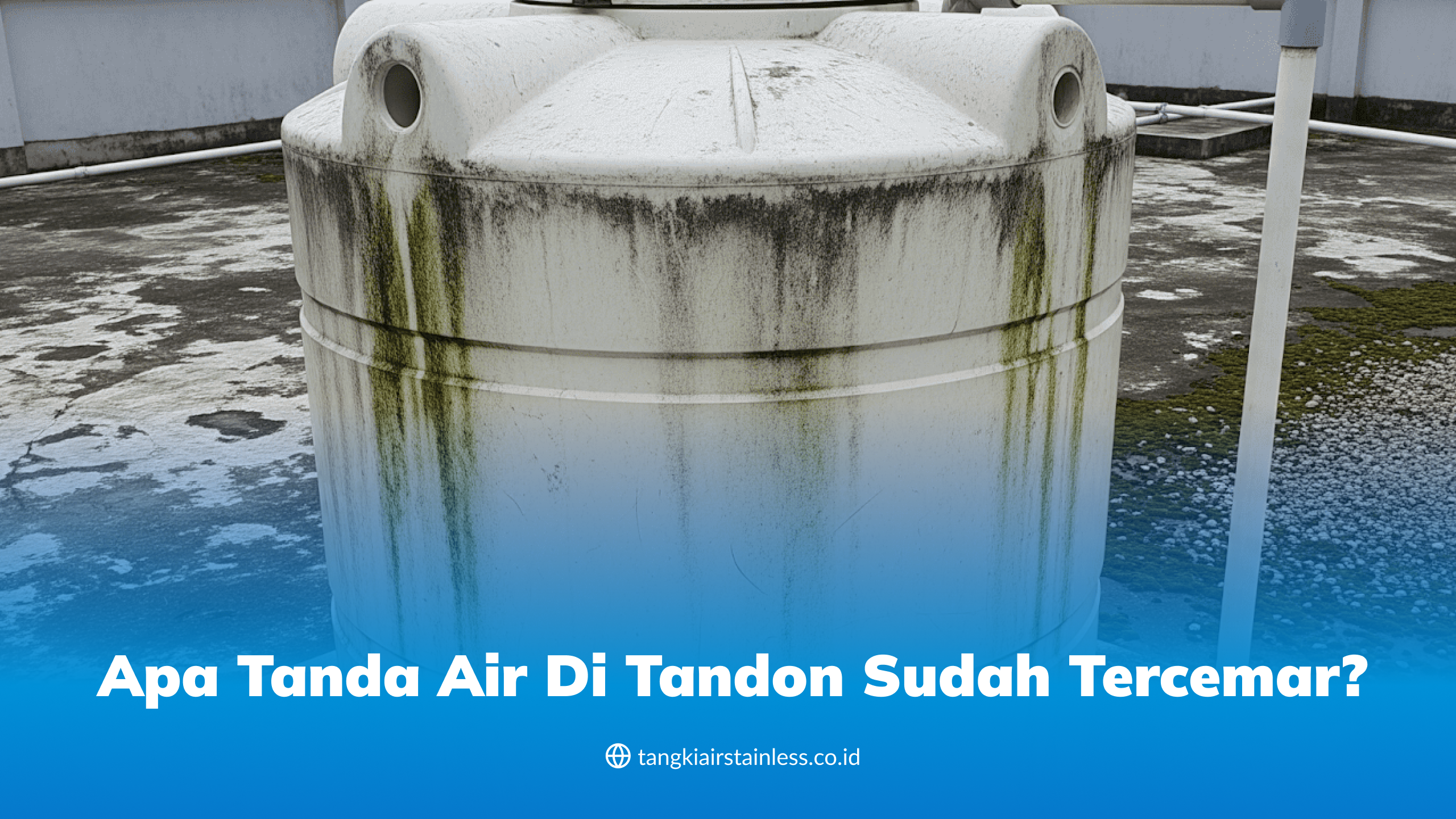 Apa Tanda Air Tandon Sudah Tercemar?