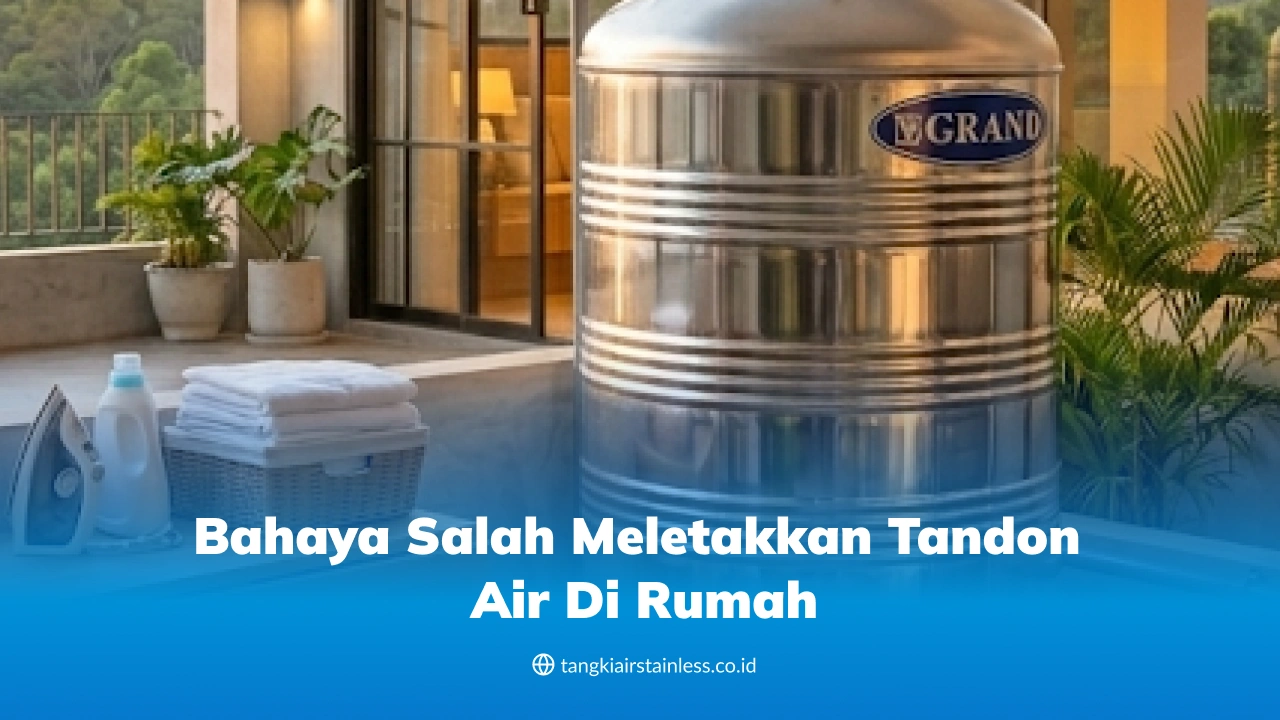 Bahaya Salah Meletakkan Tandon Air di Rumah