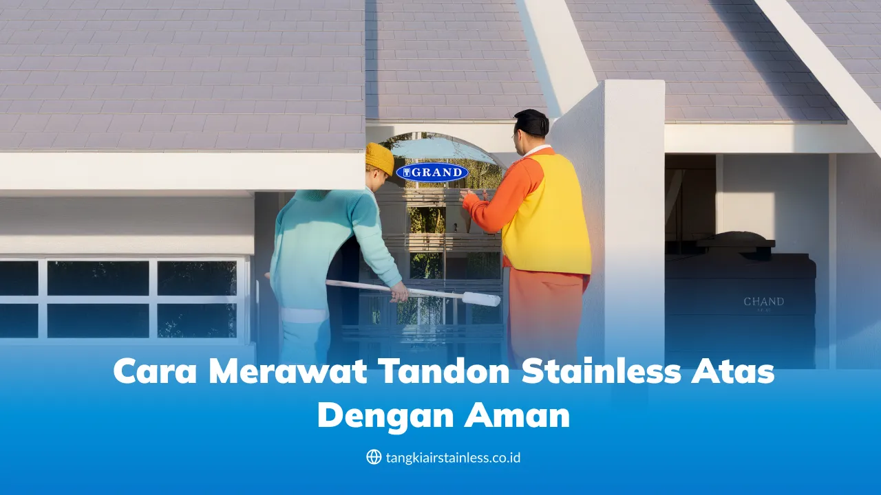 Cara Merawat Tandon Stainless Atas dengan Aman