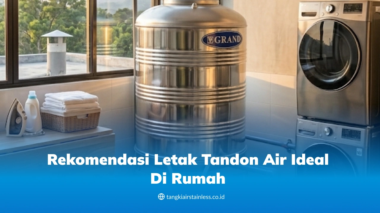 Rekomendasi Letak Tandon Air Ideal di Rumah