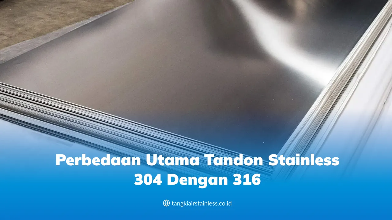 Perbedaan Utama Tandon Stainless 304 dengan 316