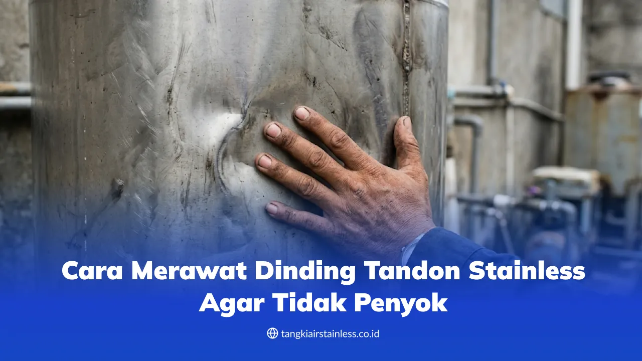 Cara Merawat Dinding Tandon Stainless Agar Tidak Penyok