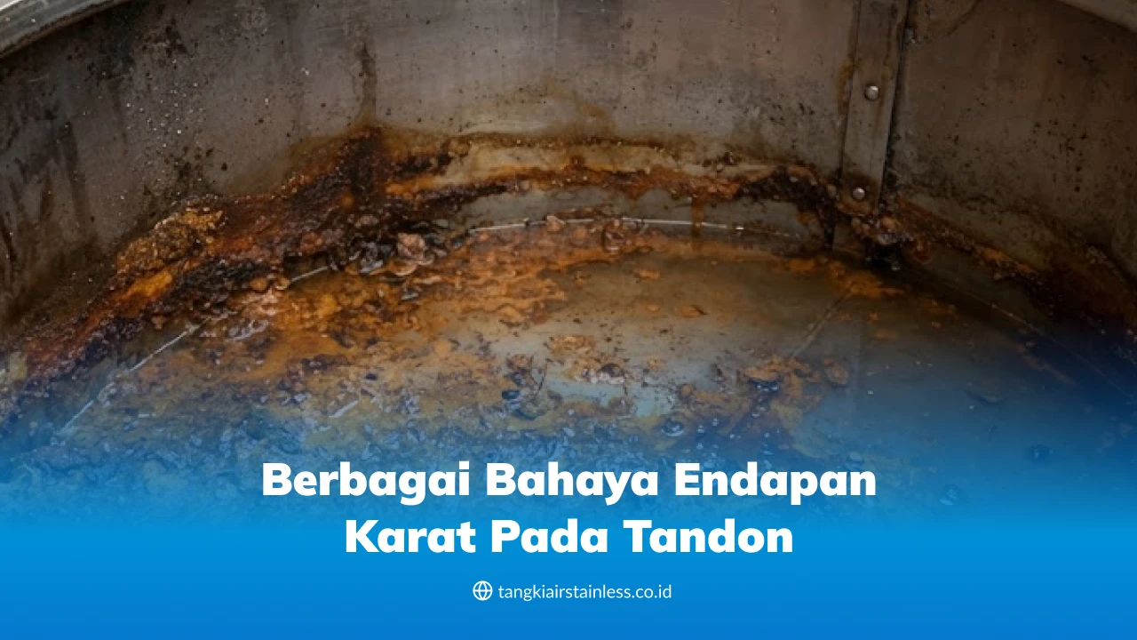 Berbagai Bahaya Endapan Karat pada Tandon