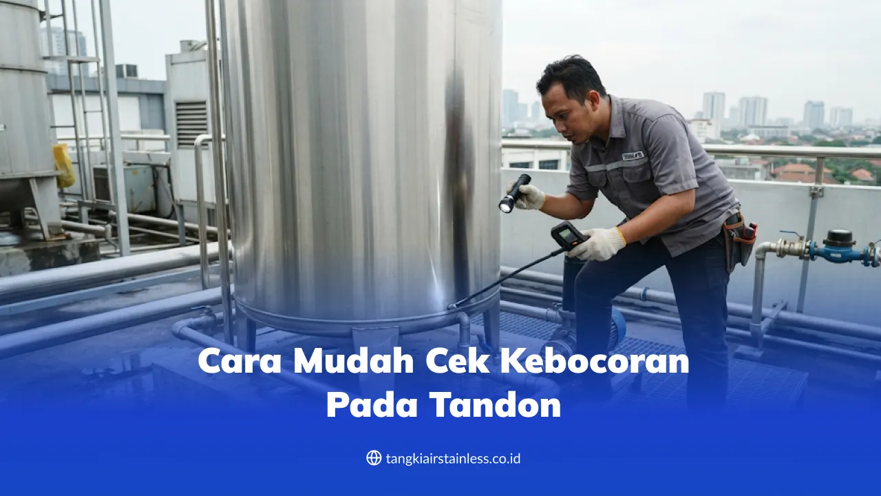 Cara Mudah Cek Kebocoran pada Tandon