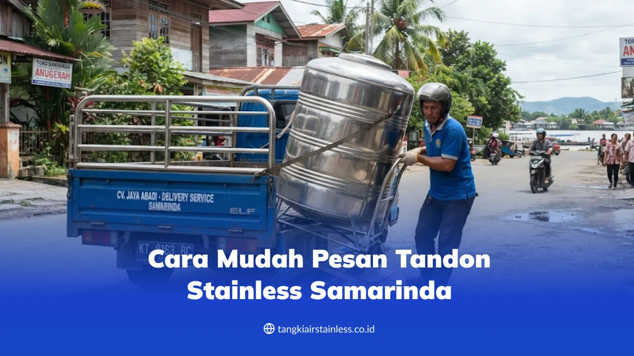 Cara Mudah Pesan Tandon Stainless Samarinda