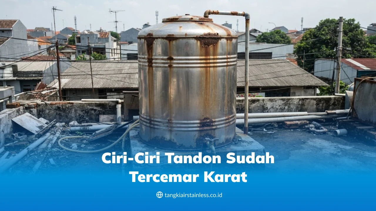 Ciri-Ciri Tandon Sudah Tercemar Karat