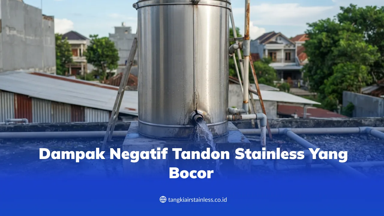 Dampak Negatif Tandon Stainless yang Bocor