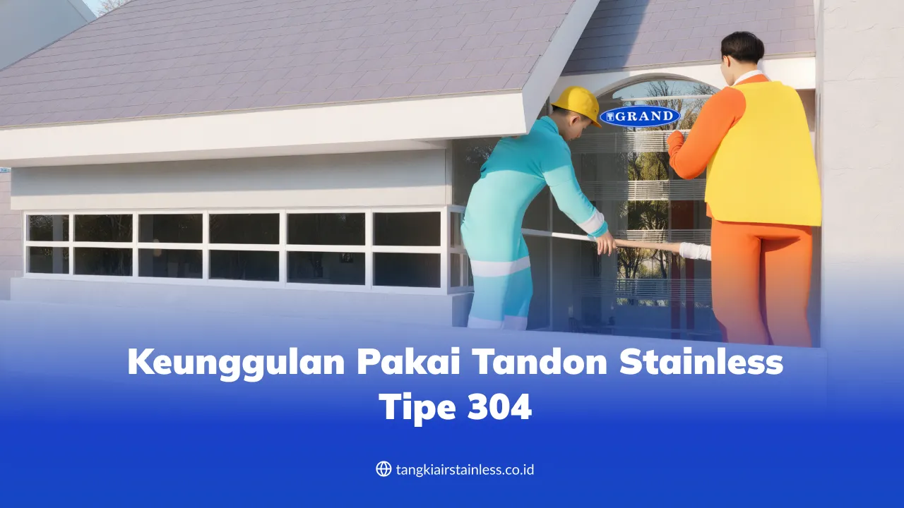 Keunggulan Pakai Tandon Stainless Tipe 304