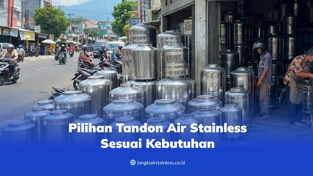 Pilihan Tandon Air Stainless Sesuai Kebutuhan