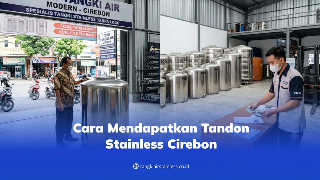 Cara Mendapatkan Tandon Stainless Cirebon