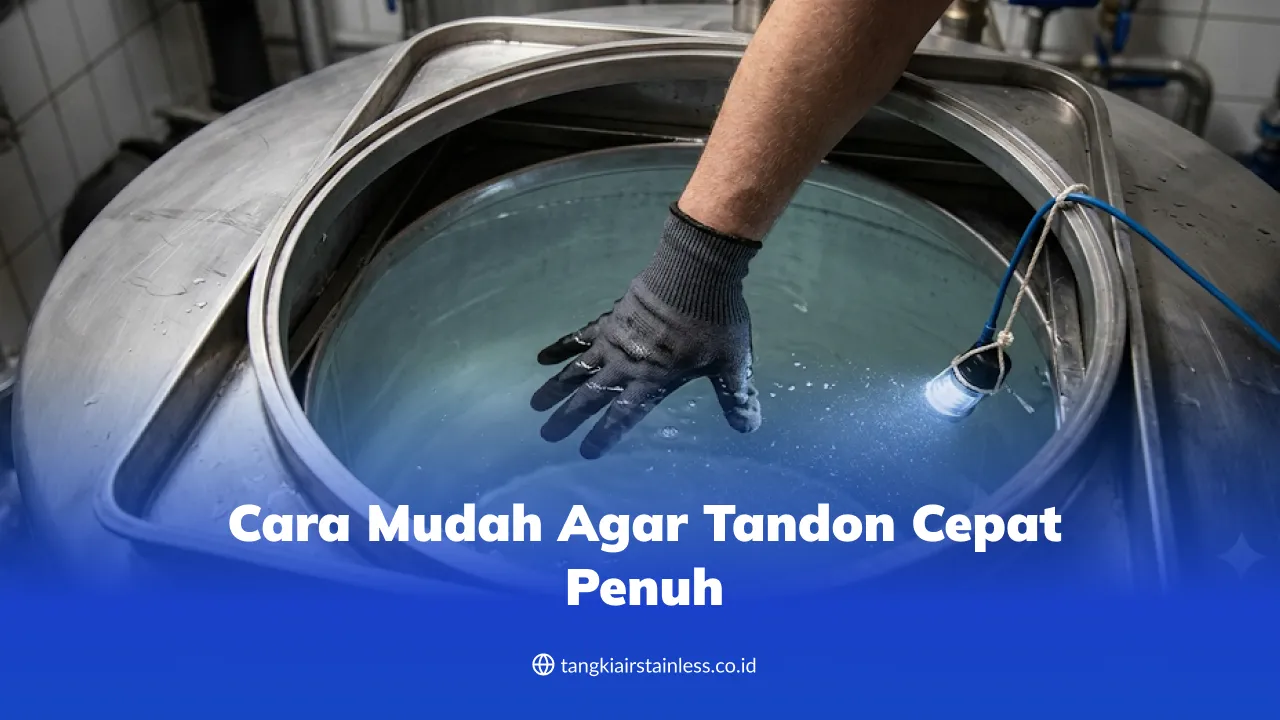 Cara Mudah Agar Tandon Cepat Penuh