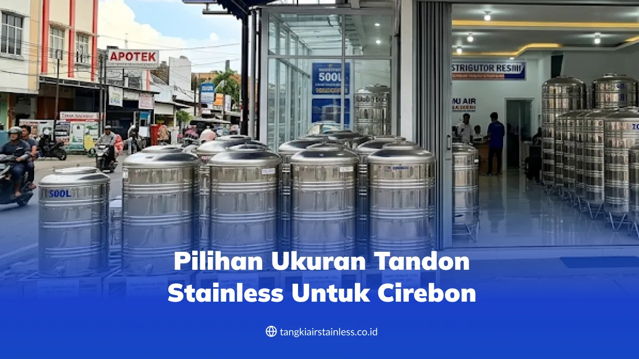 Pilihan Ukuran Tandon Stainless untuk Cirebon